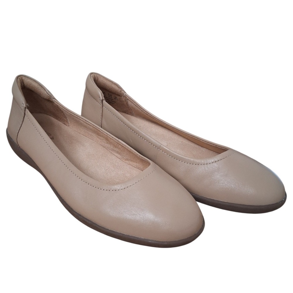 Naturalizer Flexy Flat Women's size 9.5 Leather Ballet flat Comfort Casual Shoes